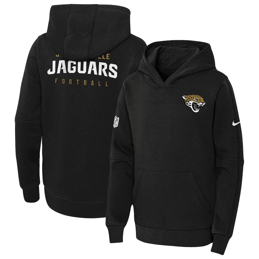 Youth 2023 NFL Jacksonville Jaguars black Sweatshirt style 1